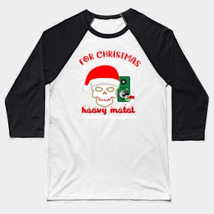 HEAVY METAL CHRISTMAS SWEATER, SHIRT, SOCKS, AND MORE Baseball T-Shirt